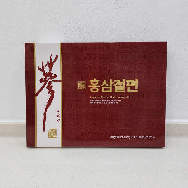 풍기 인삼 천제명 홍삼절편 10p, 1개, 200g