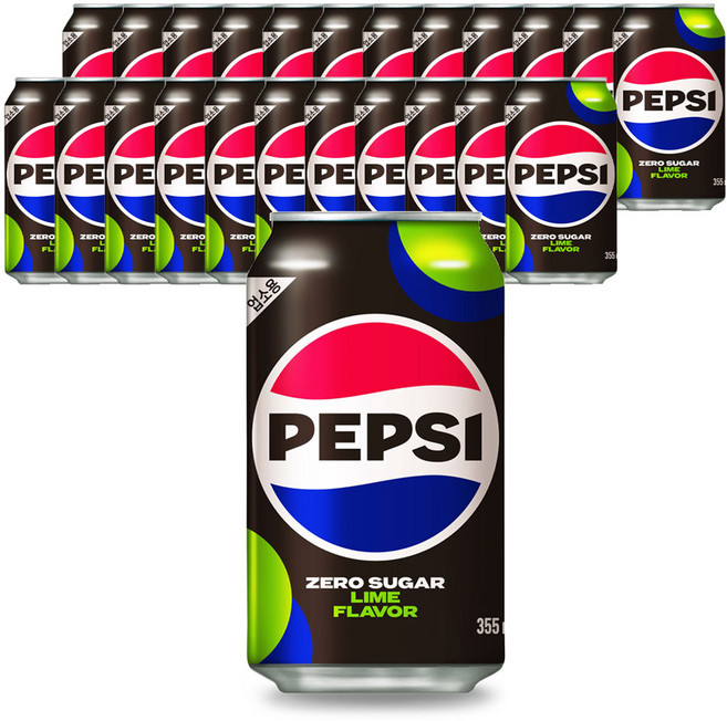 펩시 업소용 제로슈거 라임향, 24개, 355ml
