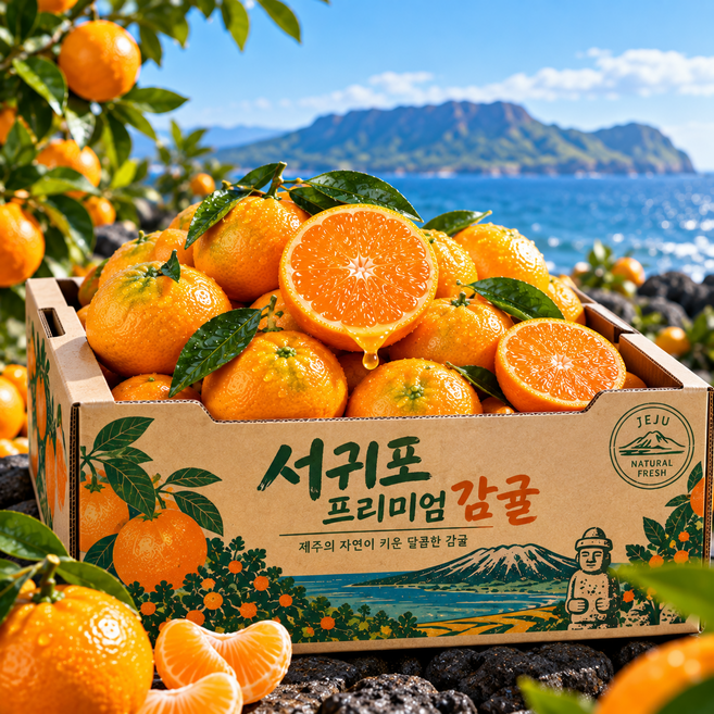 고당도 선별 새콤달콤 제주 노지 감귤, 1박스, 5kg