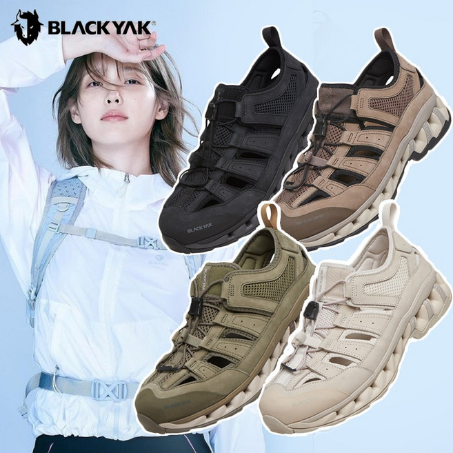 블랙야크 남여공용 트레킹 등산샌들 아쿠아 여름 스포츠 신발 워터문 ABYSHM4903