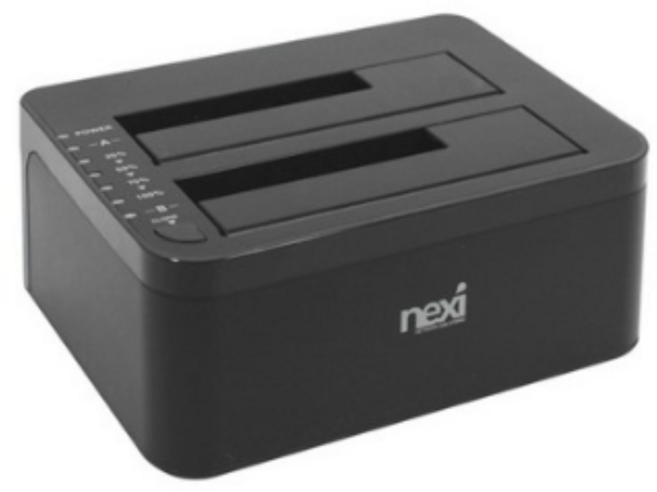 넥시 USB3.0 하드 도킹스테이션, 1개, 2BAY NX-Y3024