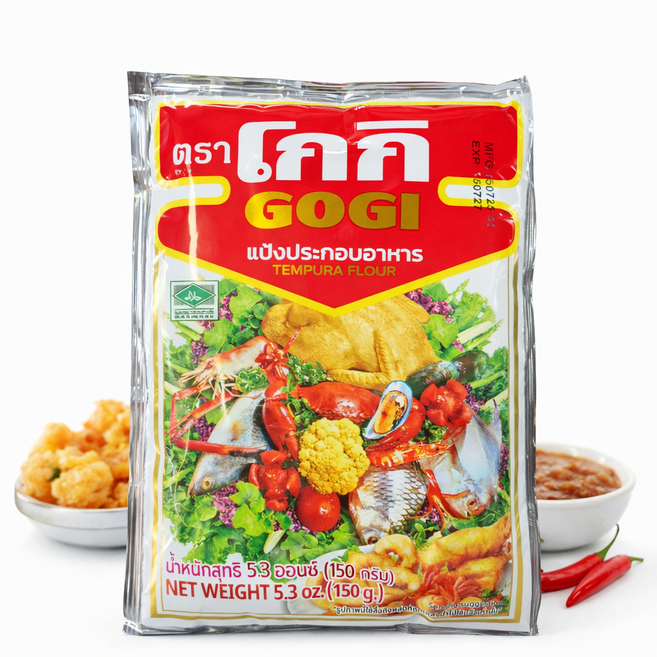 태국튀김가루 뎀푸라 부침 가루 고기 GOGI, 1개, 150g