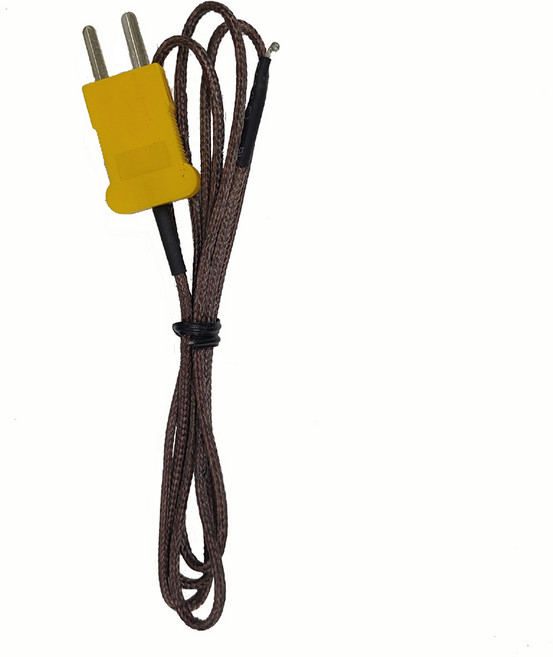 K Type 열전대 온도 프로브 센서 temp probe sensor 90cm 온도계 와이어 써모커플 K-타입 온도계 테스터 측정기, 1개