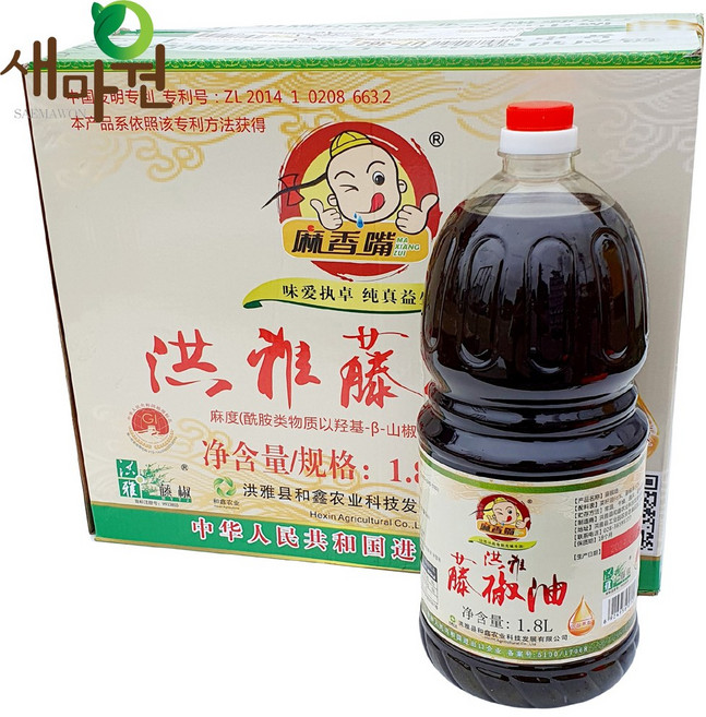 새마원 마향주이 마조유 산초기름 산초유 향미유, 6개, 1.8L