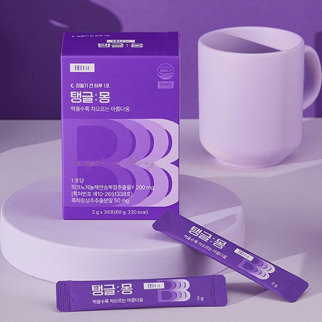 프랑스 피크노제놀 200mg 탱글몽, 1박스, 60g