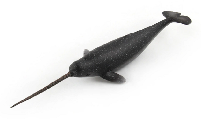 일각 외뿔 고래 피규어, 1개