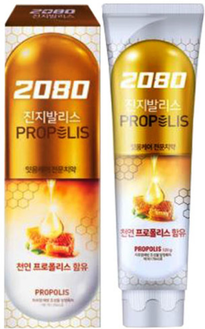 2080 K 진지발리스 프로폴리스 치약 120g 3입, 1개