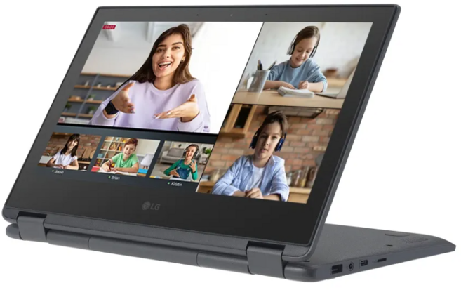 LG전자 크롬북 11인치 화면 회전 터치 노트북 (11TG50Q), 11TG50Q, Chrome OS, 4GB, 64GB, 그레이