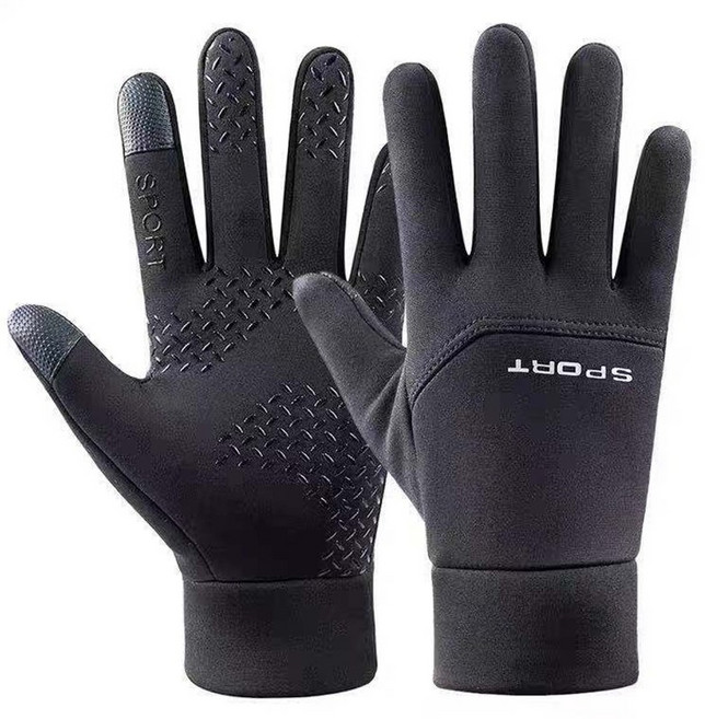 방수핑거 스포츠장갑 A타입, 블랙