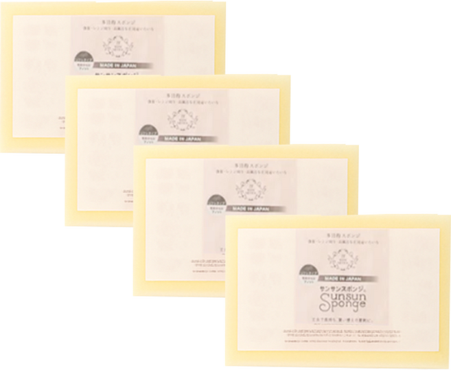 상상스폰지 (일본 크림거품 수세미), 4개, 크림화이트, 4개