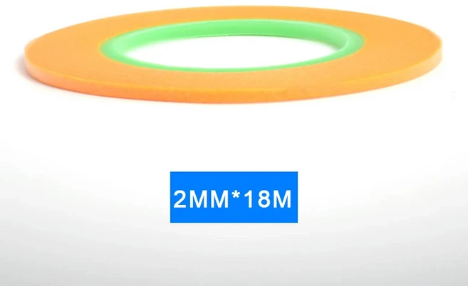모델 스프레이 코팅 컬러 울트라 테이프 파인 DIY 특수 마스킹 와이드 1mm/2mm/3mm 18m 모델 커버 테이프, 03 A2