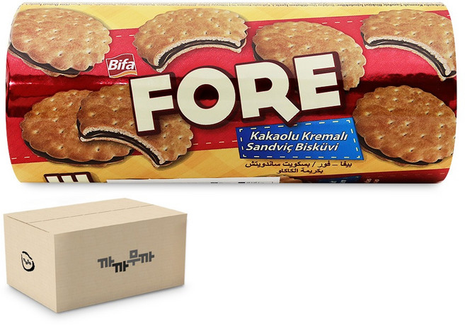 비파 폴 FORE 샌드위치 비스킷 바닐라향 수입과자, 24개, 160g
