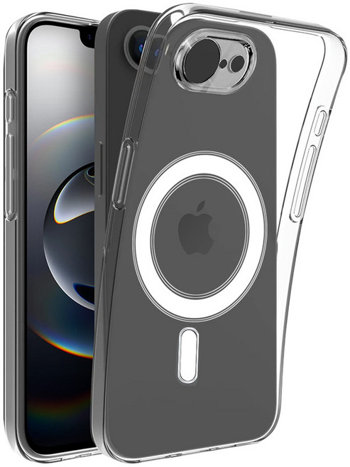 아이엔조이 아이폰 갤럭시 S 초강력 젤리 하드 투명 마그네틱 맥세이프 휴대폰 케이스 INJ-MSC01