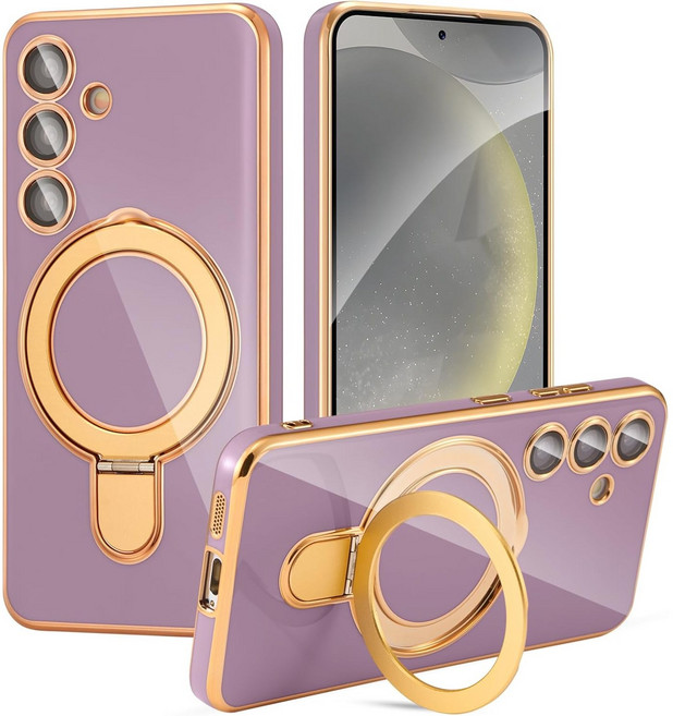 헤미션 S24/플러스/울트라 카메라 보호 맥세이프 거치대 케이스 렌즈 완전보호 SLP02