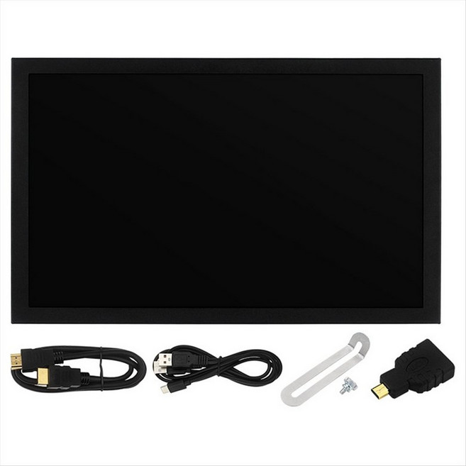 7인치 휴대용 디스플레이 IPS 1024x600 LCD HDMI 호환 VGA AV 입력 DC 유형 전원 노트북 카메라 박스 DVD, EM713, 1개