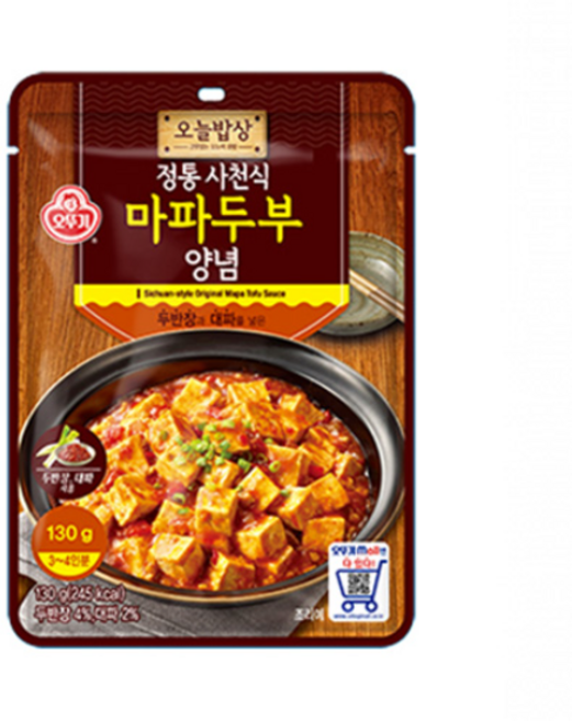 오뚜기 정통 사천식 마파두부 양념, 1개, 130g