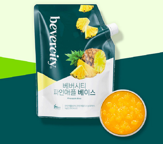 베버시티 파인애플베이스, 1kg, 1개