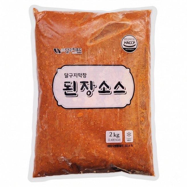 달구지 막창 된장소스 2kg 곱창 대창 대구 막창 소스 막장 된장 소스, 1개