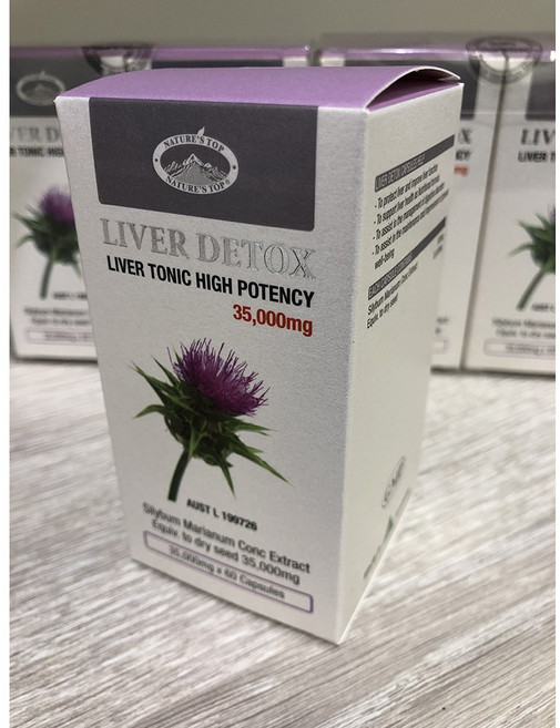 네이처스탑 리버 디톡스 35 000mg 60정, 60캡슐