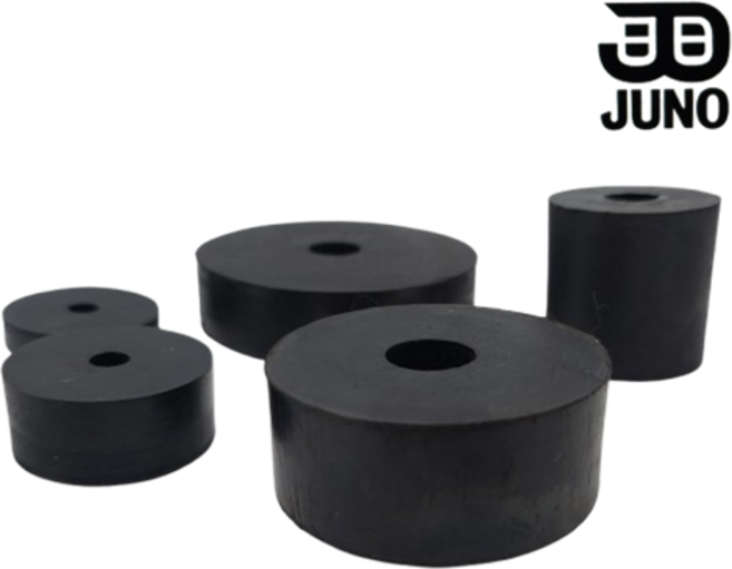 원형방진 원방진 방진고무 진동방지패드, 50Φ x 16Φ x 50T