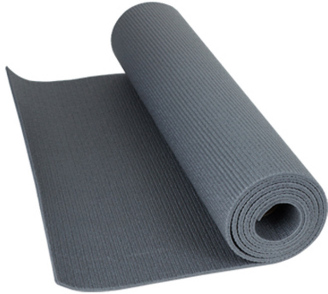 에코요기 PVC 요가 매트 4mm, 그레이, 1개