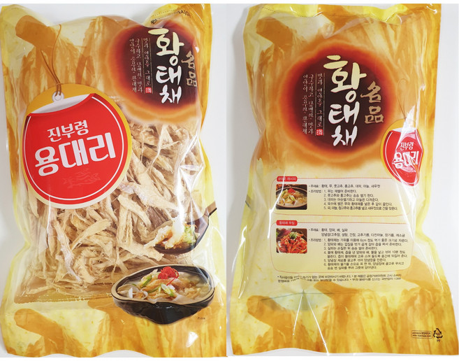 건어물파티 진부령 용대리 황태채, 1개, 500g
