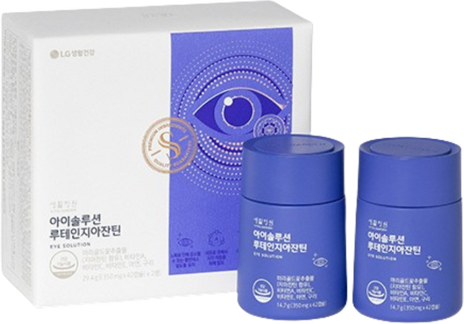 생활정원 아이솔루션 루테인지아잔틴 42캡슐x2병 기획, 2개, 42회분