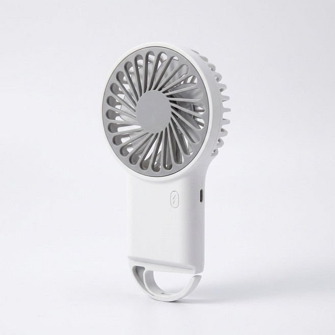 휴대용 선풍기 저소음 미니 손선풍기, 화이트
