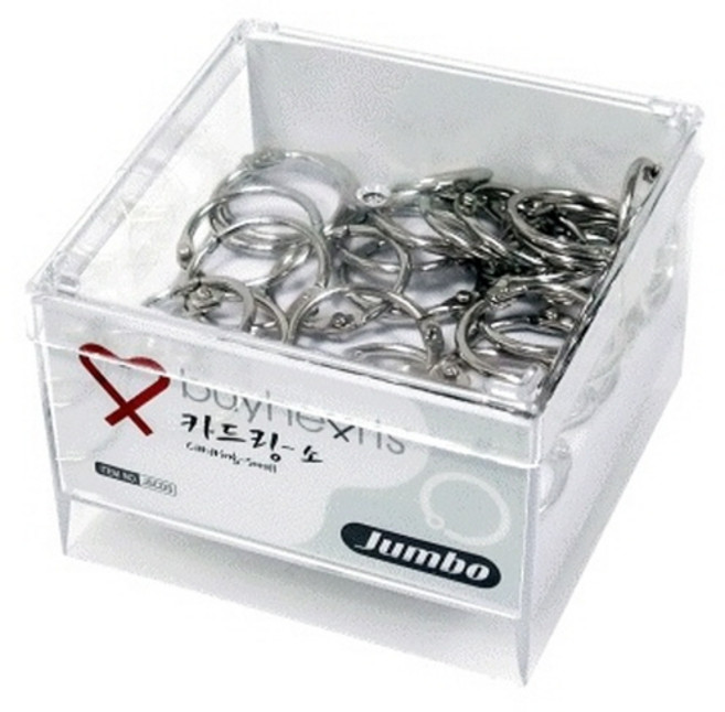 파노피스] 점보 실버카드링, 1통, 점보 실버카드링(소) / JSCDS