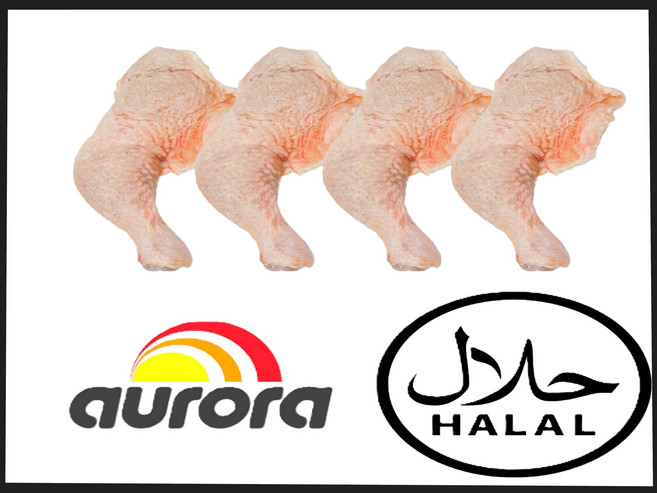 닭다리 닭장각 15kg 냉동 원물 오로라 Aurora 브라질산 식당 도매 가공 업소용 할랄 HALAL 뼈있는 통닭다리 수입닭고기, 1박스