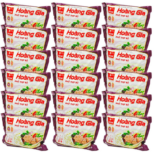 호앙지아 비프 쌀국수 120g, 18개