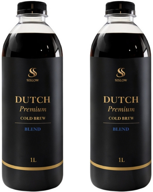 [시슬로우] 시그니처 블랜드 콜드브루 더치커피 고농축원액, 2개, 1개입, 1L
