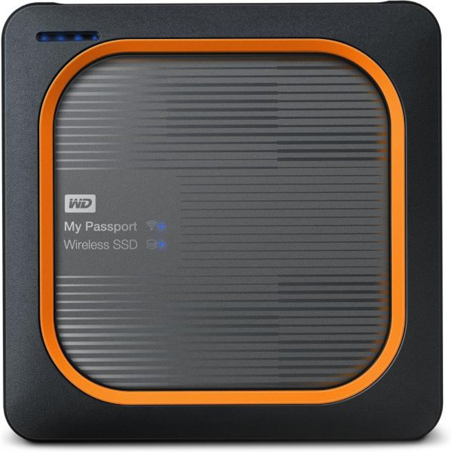 WD 2테라바이트 마이 패스포트 무선 SSD 외장 휴대용 드라이브 와이파이 USB 3.0 최대 390 메가바이트초 - WDBAMJ0020BGY-NESN, WD 2테라바이트 마이 패스포트 무선 SSD 외장 휴대