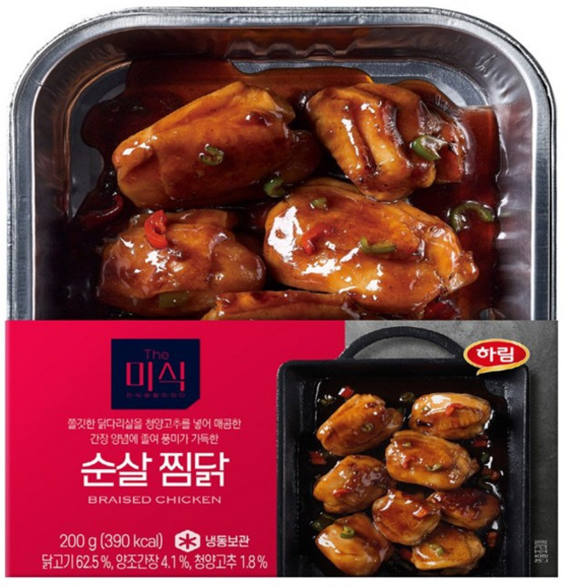 더미식 순살찜닭, 200g, 9개