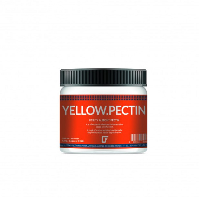 YELLOW PECTIN 펙틴옐로우 유틸리티 파트프뤼 고탄력 겔화제 / 전문가용 펙틴(소), 100g, 1개
