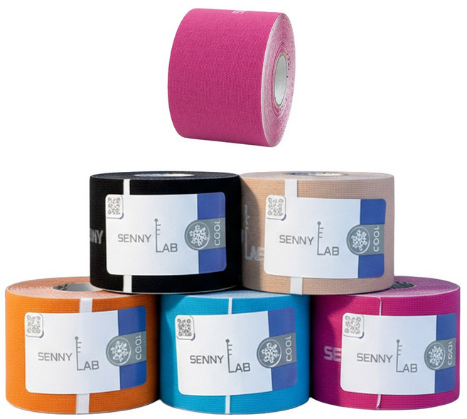 세니랩 쿨 스포츠테이프 언컷 5cm x 5m (5color), 핑크, 1개