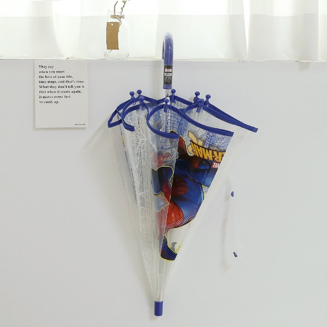 마블 스파이더맨 47 플라잉 투명 아동우산