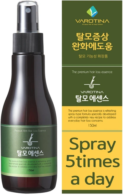 정제수0.1% 바로티나 탈모에센스 87.9% 고농축 AI 두피앰플 탈모증상완화 토너 토닉 영양제, 1개, 150ml - 쿠팡