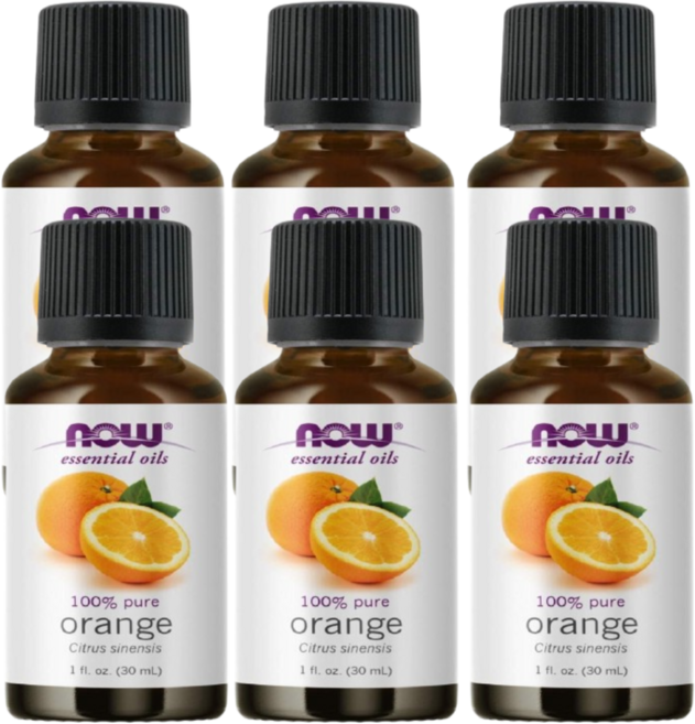 [Now Foods] 에센셜 오일 100 퓨어 오렌지 30 ml 6 SET