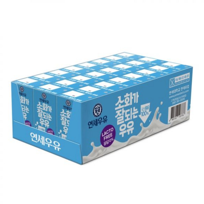 [코스트코]연세우유소화가잘되는멸균우유190ml x 24, 190ml