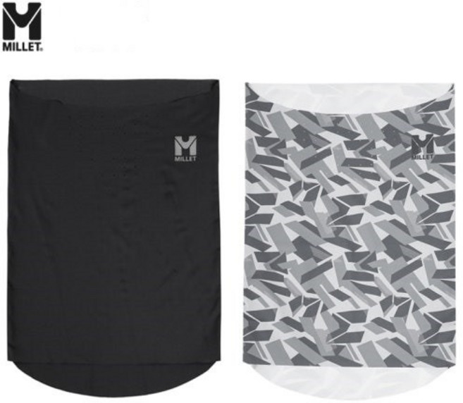 (매장정품) 밀레 MILLET 냉감소재를 사용 시원하고청량감이느껴지고 호흡구에 타공펀칭기법을사용 편안한호흡을제공하는 기능성넥게이터 타공 쿨 넥게이터 MXUUE902, 그레이