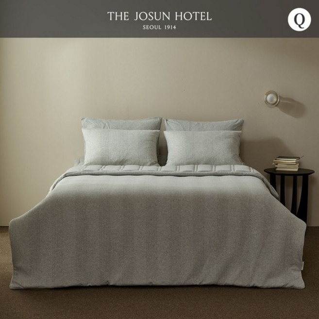 스트링저지 차렵이불 멜란지그레이 Q