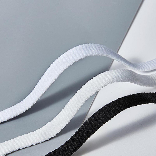 1/2구성 6mm 무지 신발끈 운동화끈 스니커즈 단화 굵은 슈레이스 커스텀 슈즈