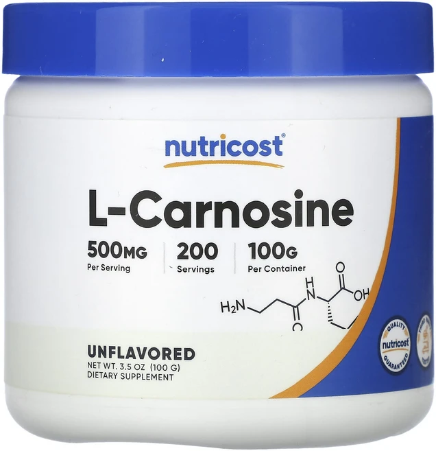 Nutricost L Carnosine Powder 뉴트리코스트 엘 카르노신 파우더 100g, 1개 - 쿠팡