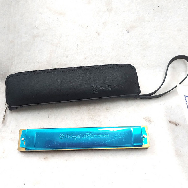미사용 오래된 엔젤 미사용 하모니카 옛날 하모니카 악기, 1개