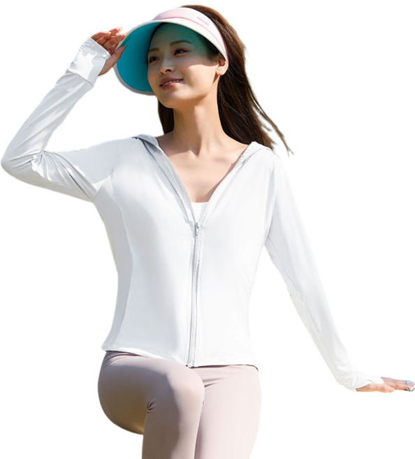 여성용 자외선 차단 쿨냉감 후드집업 자켓 뉴타임즈 Q395X486