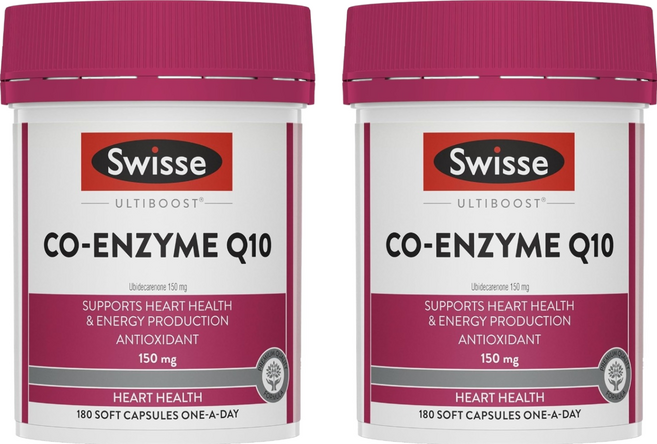 스위스 울티부스트 코-엔자임 Q10 하트헬스 캡슐, 180정, 2개