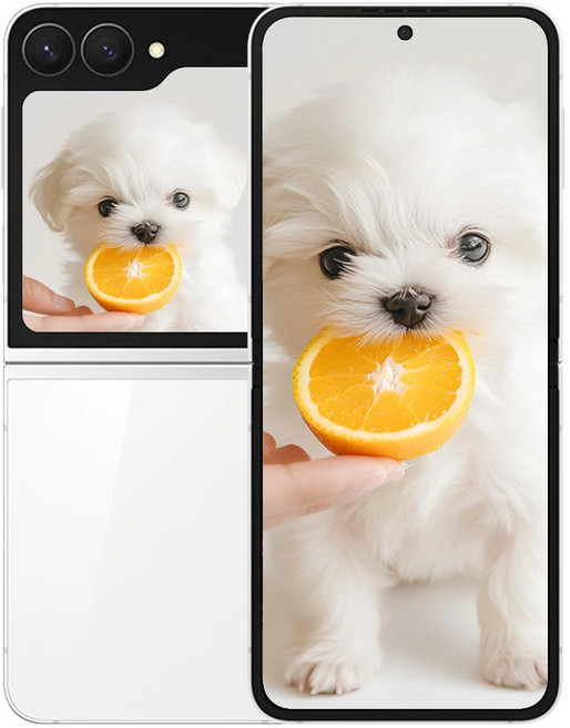 삼성전자 갤럭시 Z 플립7 FE, 256GB, 컬러 화이트 White