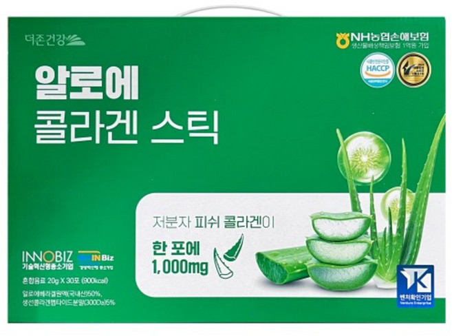 더존건강 알로에 콜라겐스틱 20g x 30포, 78개
