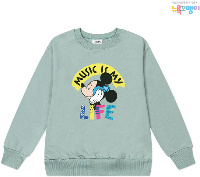 뉴욕꼬맹이 디즈니 맨투맨(맨투맨z) 티셔츠 G189